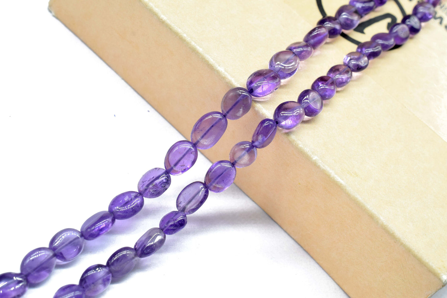 Amethyst Oval Smooth Beads,Amethyst Strands Beads,Gemstone Oval Shape Beads,Handmade Jewelry,Jewelry Making Beads, Amethyst Gemstone Beads