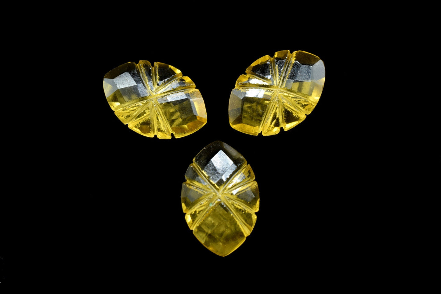 Citrine Carving Shape Marquise Briolettes,12x18mm Carved Marquise Beads,Gemstone For Jewellery,Carved Gemstone,Citrine Earring Beads,Gift