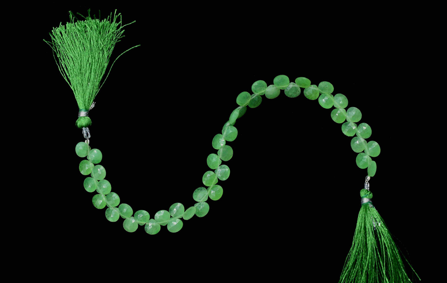 Prehnite Faceted 6mm To 7mm Heart Shape Briolettes,Prehnite Heart jewelry Making Supplies,Prehnite strand,Green Gemstone Heart Beads,Gift