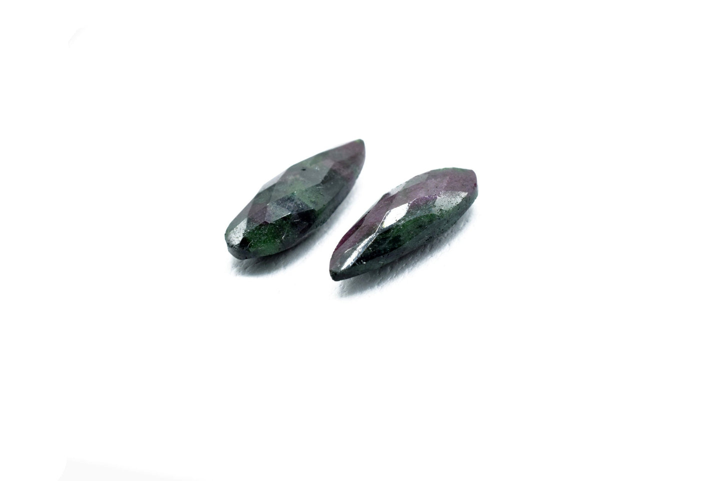 Natural Ruby Zoisite Faceted Pear Shape Briolettes,8x20mm Teardrop Beads,Ruby Zoisite beads,AAA Quality,Jewelry Beads,RubyZoisite Teardrop