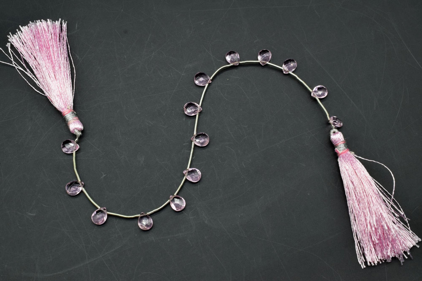 Pink Tourmaline TearDrop Briolettes,Tourmaline drops,Jewelry making beads,Supplies beads,Pink Tourmaline TearDrop 6x8mm Briolettes,Briolette