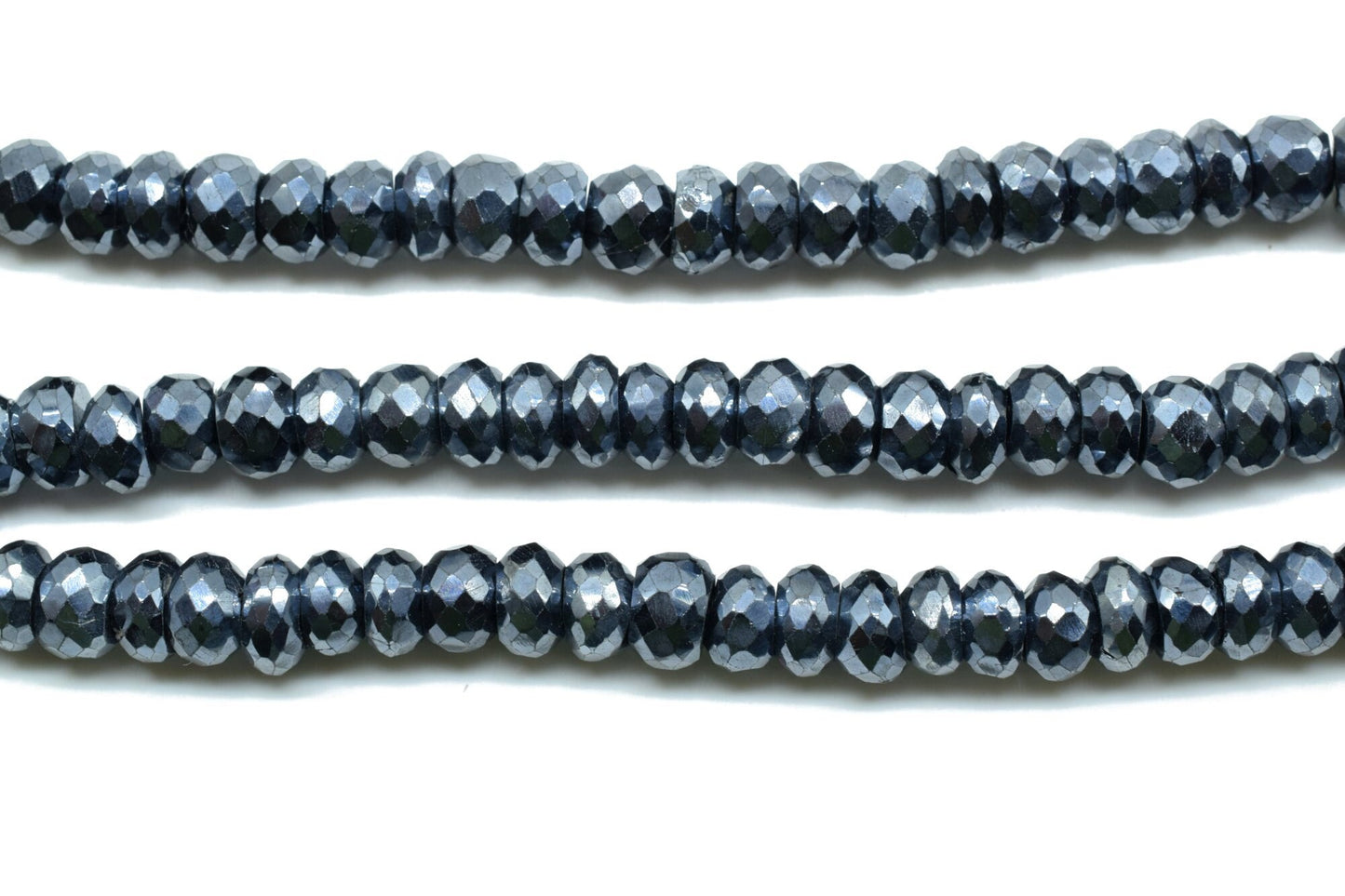 Black Onyx Coated 6mm faceted Rondelle Beads,Black Onyx Mystic coated beads,Jewelry Making beads Craft,Black Onyx Gemstone Bead,Black Onyx