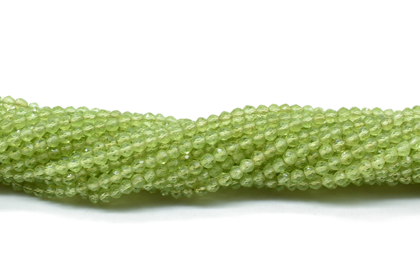 3mm Peridot Faceted beads,Peridot Rondelle beads,Green Faceted Beads,green gemstone beads,Micro Faceted beads,tiny beads,13'' beads strand