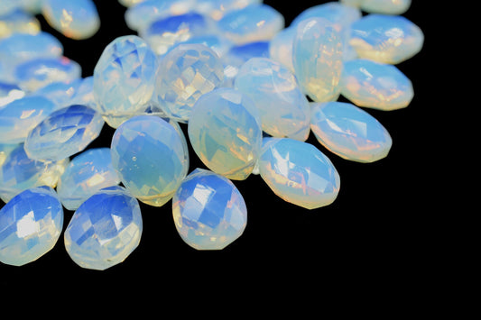 Opalite 8x12mm teardrop shape beads,jewelry making Crafts,,Opalite Pendants beads,shape Briolettes,Opalite beads,gemstone briolette,opal