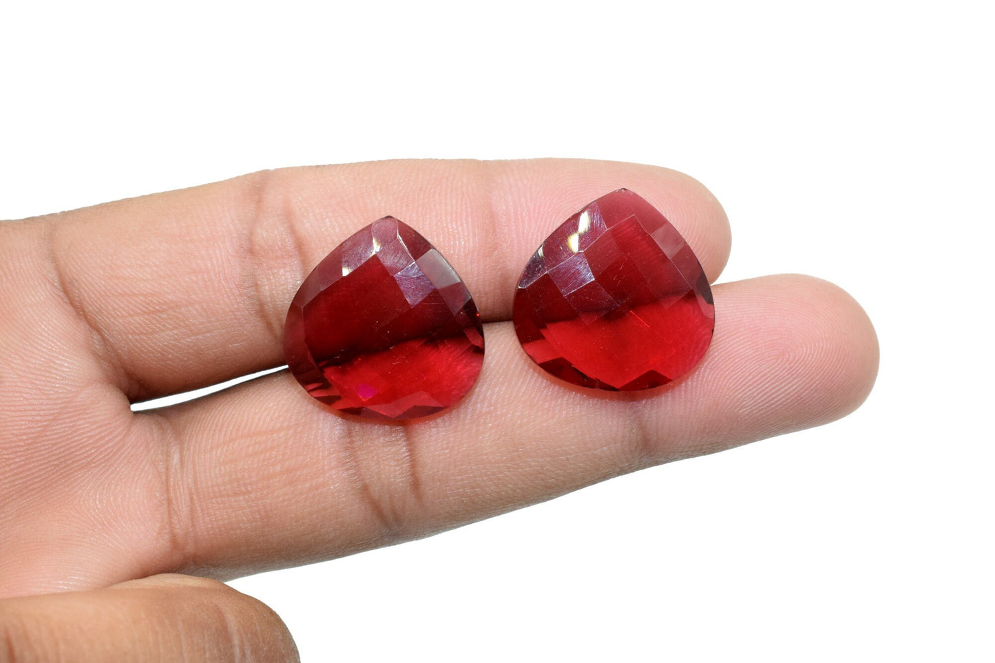 Pink Tourmaline Quartz 20mm Faceted Heart Shape Briolettes,Pink Tourmaline Heart Shape,Heart Shape Briolette Beads,Gemstone In low Price