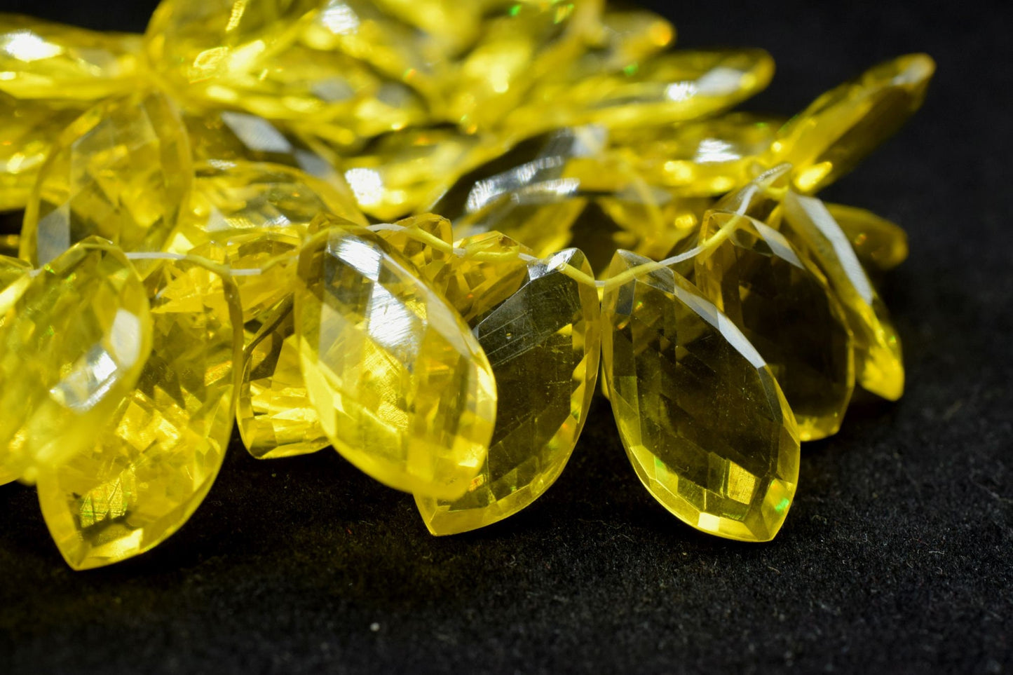 citrine 10x20mm Pear Shape Briolettes ,10x20mm Tie Shape beads,Jewelry Making Supply,jewelry Findings item,citrine Briolette,citrine Beads