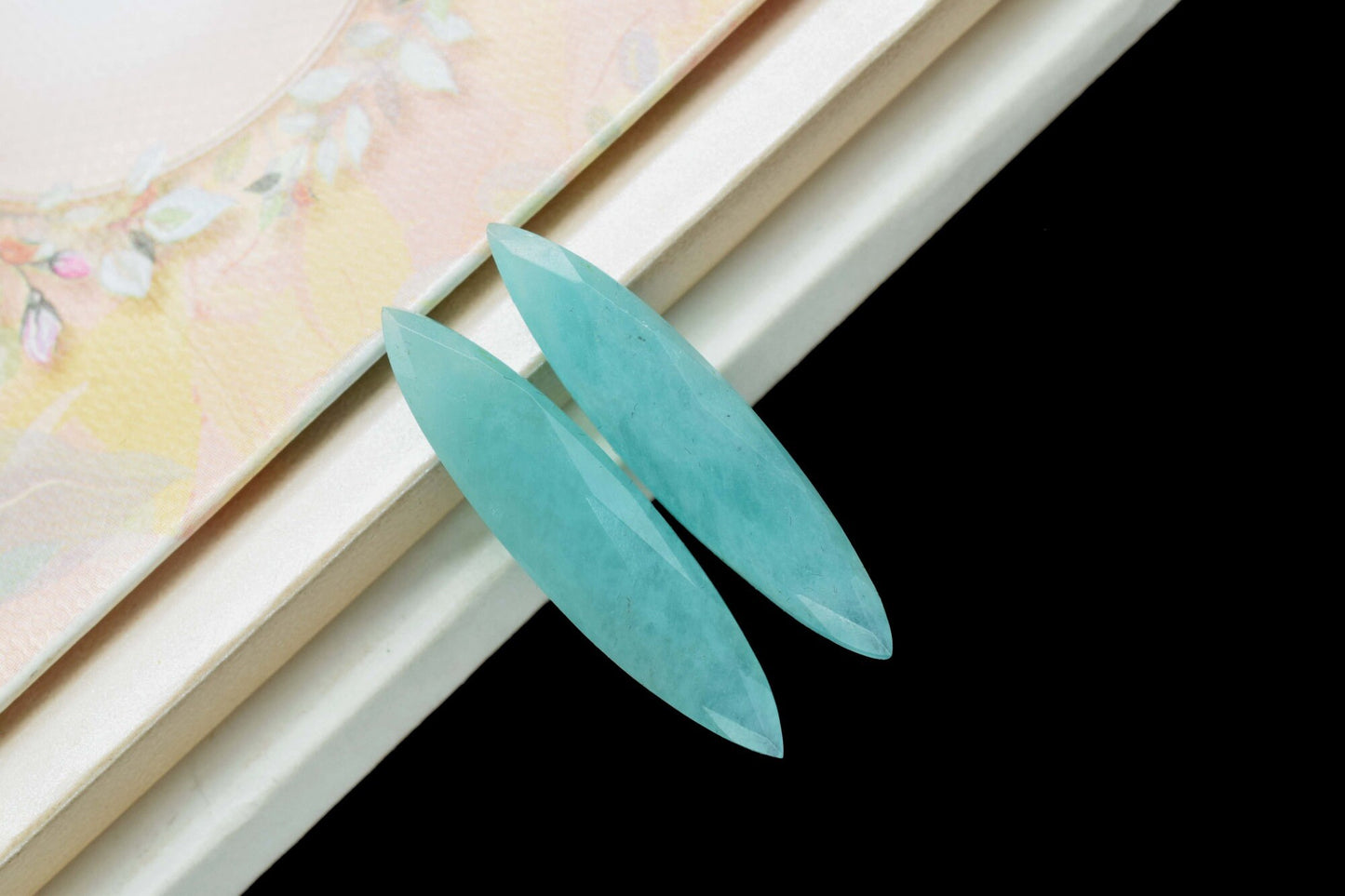 Amazonite Faceted Marquise Shape Briolettes,Amazonite 7x34mm Marquise Briolettes,Amazonite Briolettes,Amazonite Pear,Craft Supplies Jewelry