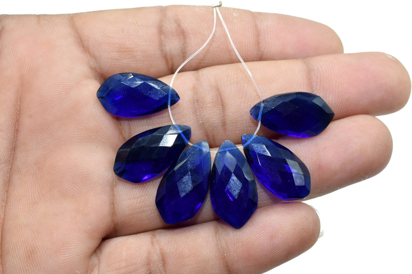 Blue Sapphire 10x20mm Faceted Pear Shape Briolette,Beautiful Faceted Blue Sapphire Pear Briolettes,AAA  briolettes,Matching pairs available