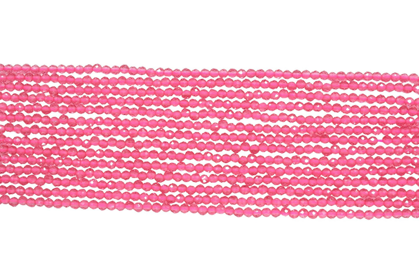 Pink Faceted Beads/Beads Strand/Jewerly Making Beads/3.5mm Pink Stone Beads Strand/Loose Beads/Rondelle Beads/Full Strand Beads/Gift