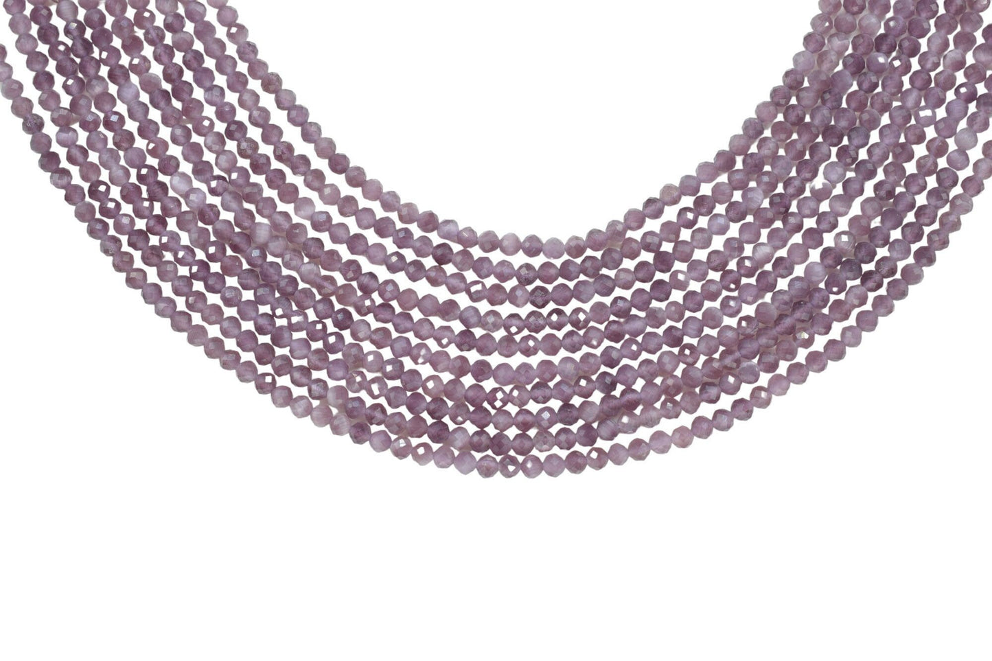 Pink Amethyst AAA Faceted beads/Amethyst Stone Beads/Rondelle Beads/Jewerly Making Beads/Micro Cut Beads/Loose Gemstone Beads/Wholesale Bead