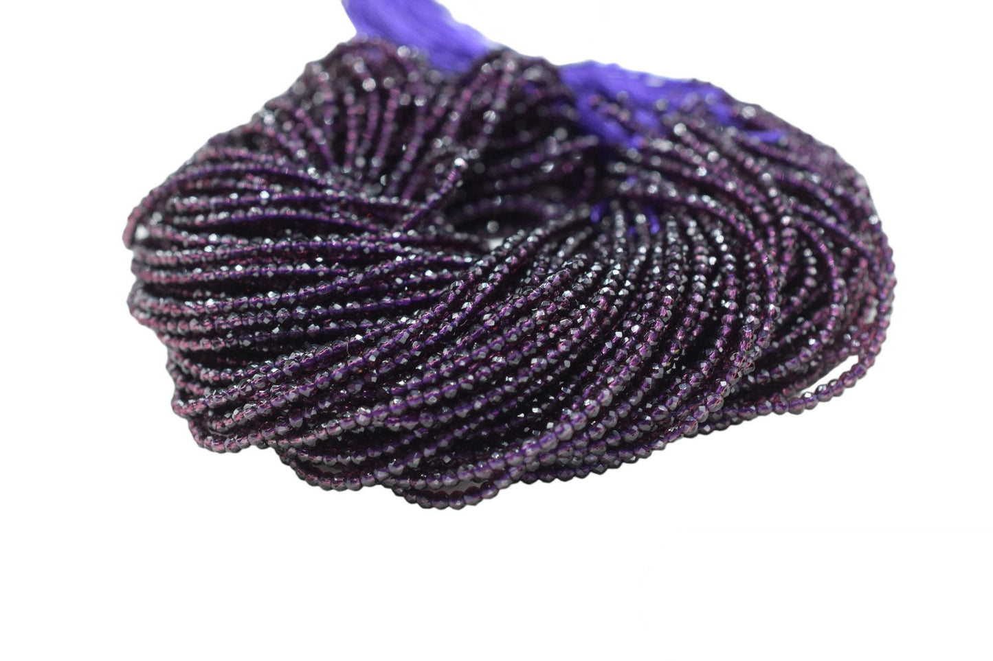Amethyst Faceted Beads/Beads Strand/Jewerly Making Beads/2mm Amethyst Beads Strand/Loose Gemstone Beads/Rondelle Beads/Amethyst Strand