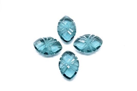 kyanite Carving Shape Marquise Briolettes,12x18mm Carved Marquise Beads,Jewelry making Beads,Carved Gemstone,kyanite Carving Beads,Gift Item