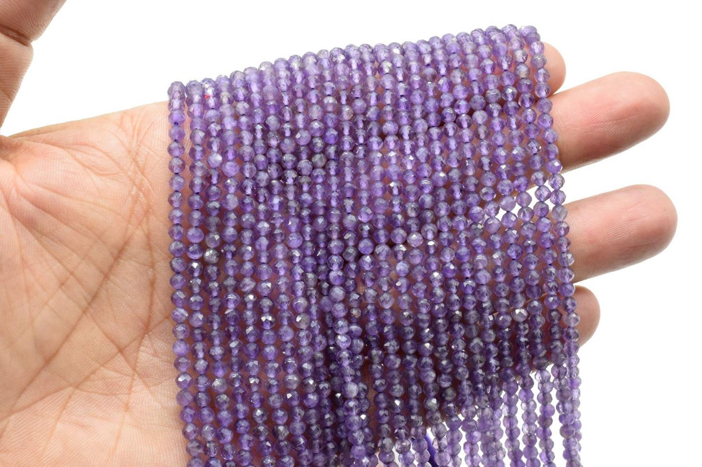 Natural Amethyst Gemstone beads,Rondelle Beads for Jewelry,Semi Precious Spacer Bead,faceted Rondelle beads,Jewelry making beads,13''strand