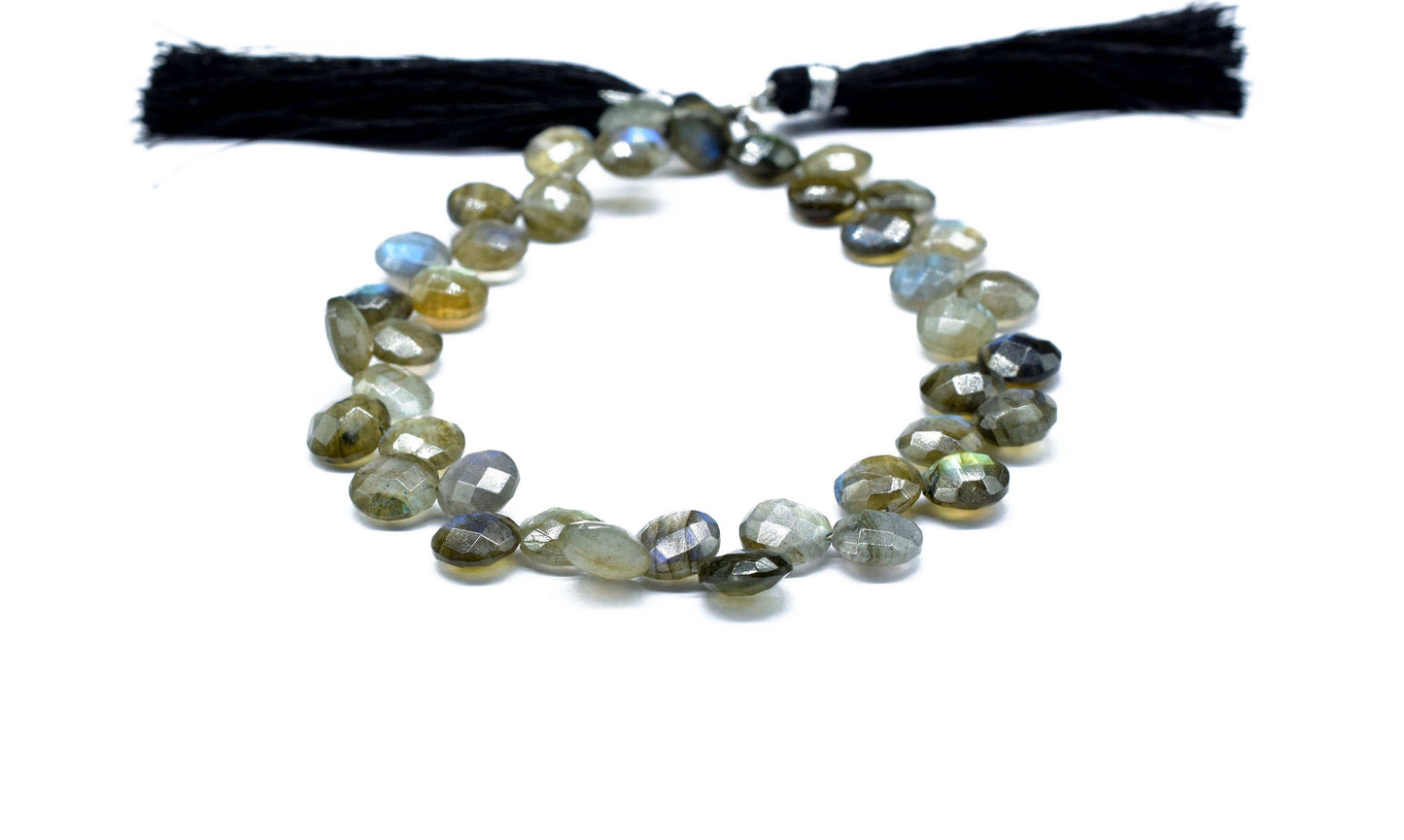 Labradorite 8mm Round Shape Briolettes,Labradorite briolettes for making jewelry,Labradorite Coin Shape beads Strands,Labradorite Briolettes