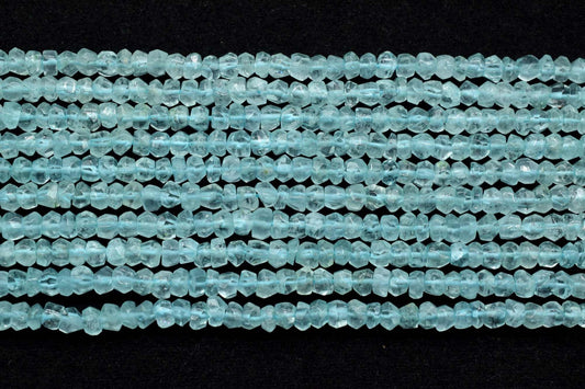 Natural Apatite Faceted Rondelle Beads,Apatite Beads,Apatite Rondelle Beads,Apatite Strand,Beads for Jewelry,Genuine Natural Faceted Strand