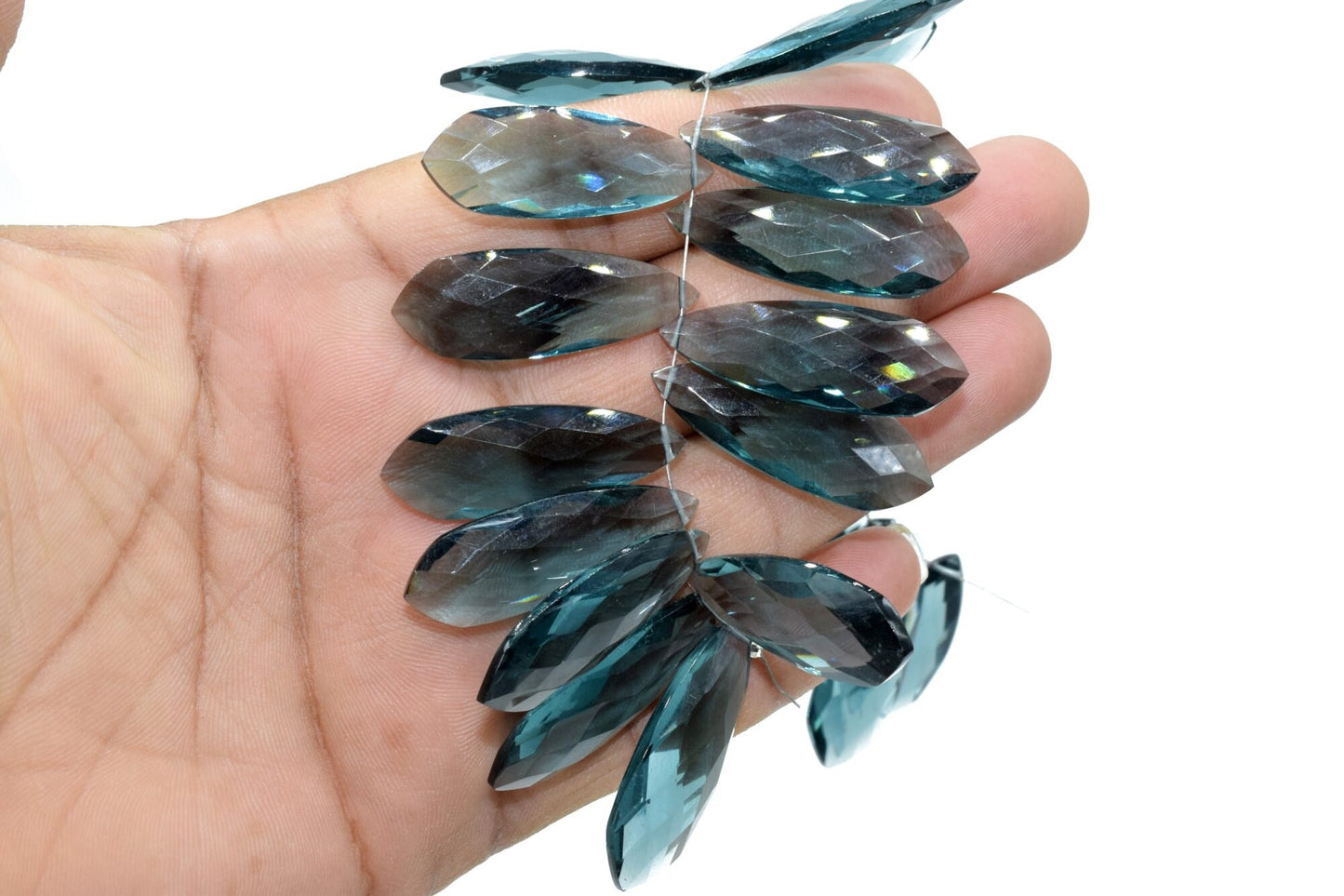 Kyanite 10x32mm Faceted Briolette,Kaynite Briolette,Superb Item at Low Price Finest Quality Briolette,Kyanite gemstone briolettes,Kyanite