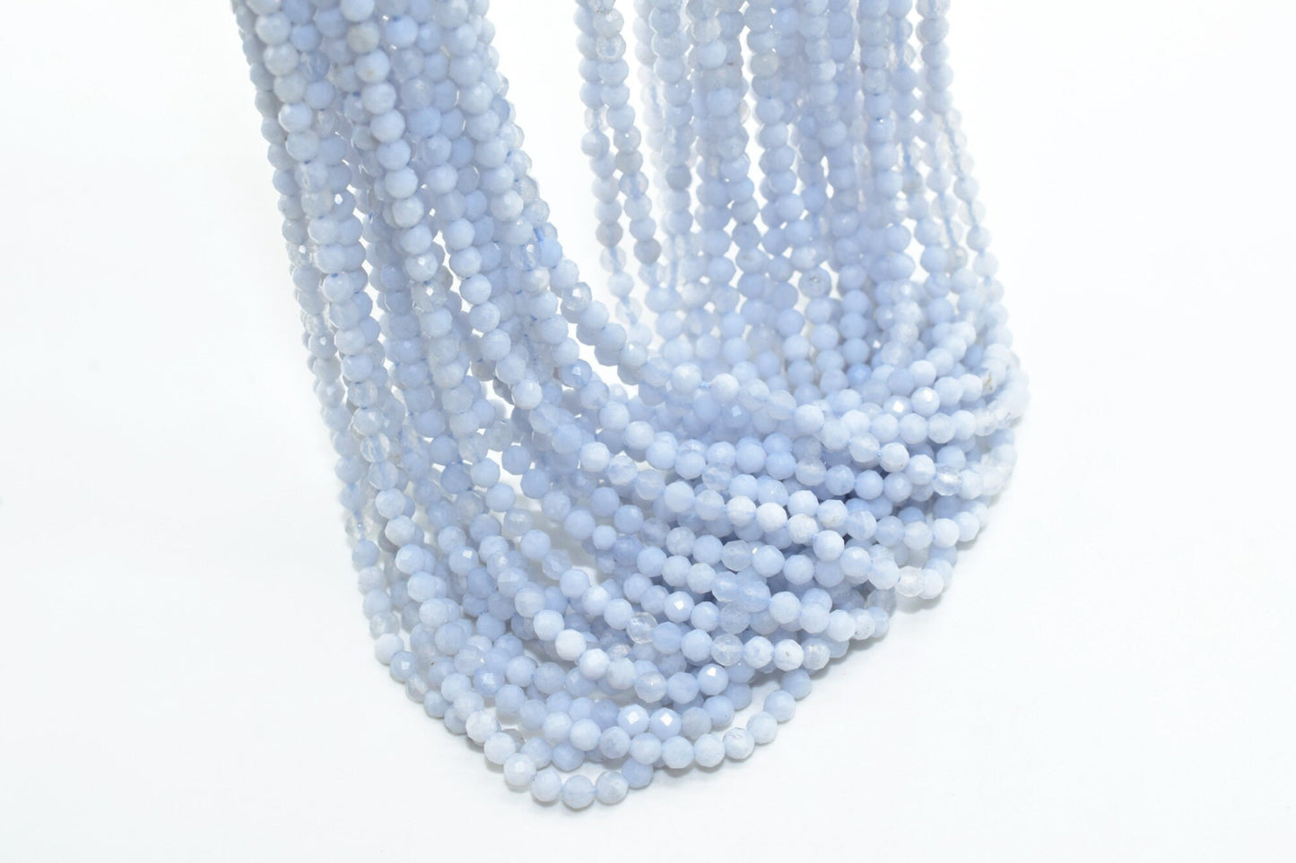 Natural Blue Opal AAA micro faceted beads,Jewelry Making Craft,Rondelle bead,Opal Jewelry Making Beads,2-2.5MM  beads,Gemstone bead strand