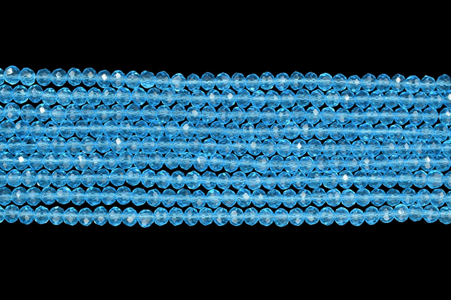 Sky Topaz 3.50mm Faceted Beads,Sky Topaz Jewelry Making beads,Gemstone Wholesale Beads supplier,Sky Topaz Quartz Beads,Topaz Beads Jewelry