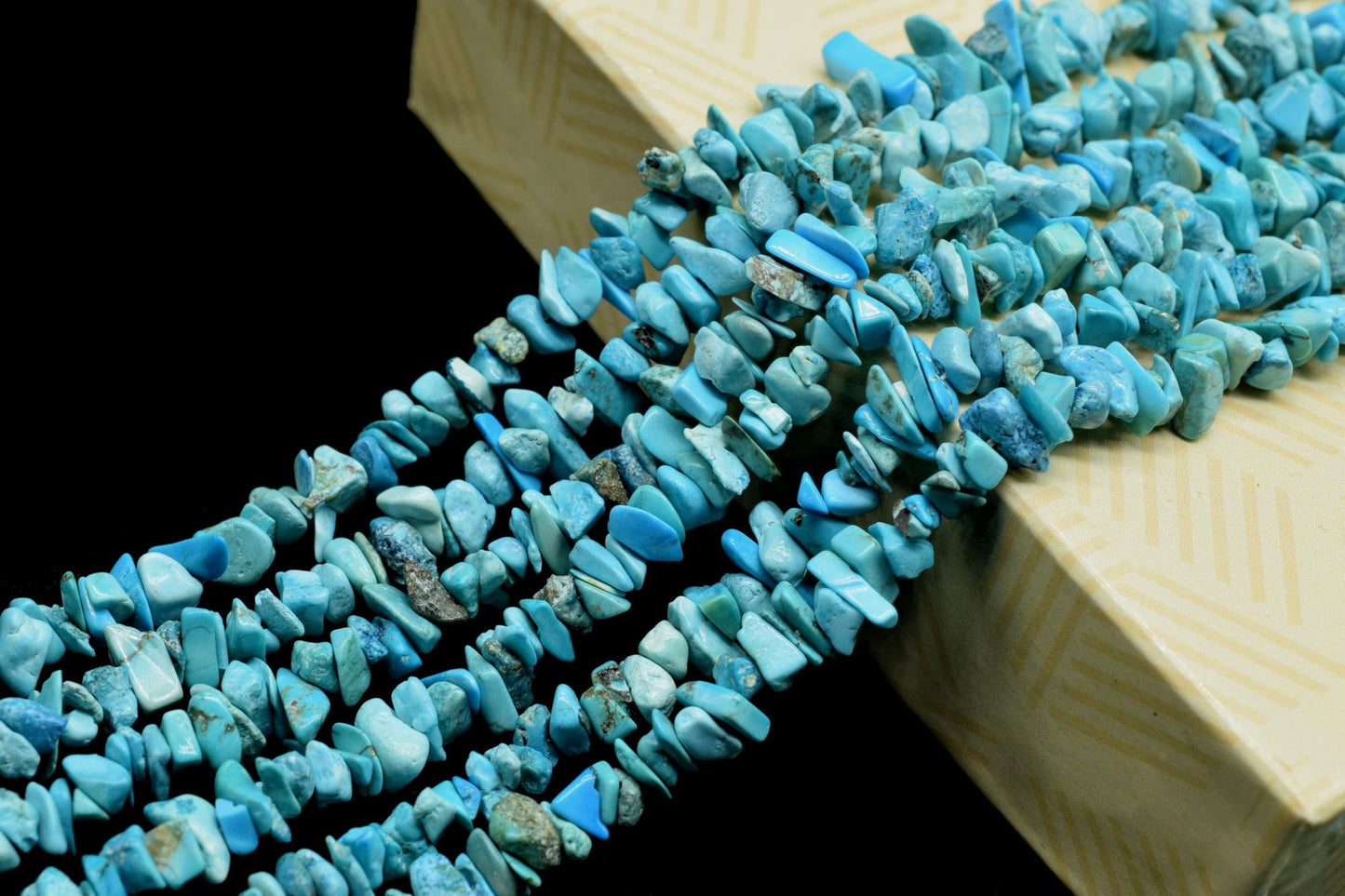 Turquoise Chip Beads Strand,Turquoise Gemstone Strands, Free form Nugget Chips, Chip Bead Strands, Handcrafted Beads, Jewelry making Supply