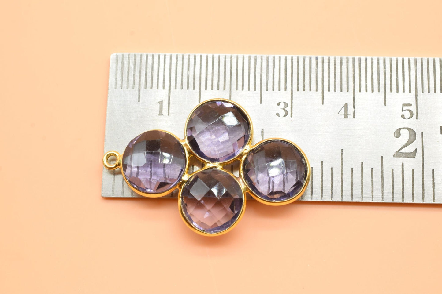 Amethyst Gemstone bezel Component,Amethyst Attached Bezel Pendant,Amethyst Bezel connector,Amethyst Pendant,Amethyst Earring,Amethyst Bezel