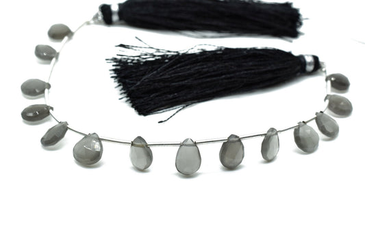 Grey Moonstone 6x8mm TearDrop Briolettes,Moonstone Briolettes,Jewelry making beads,Craft beads,Moonstone Pear shape Briolettes strand,Jewels