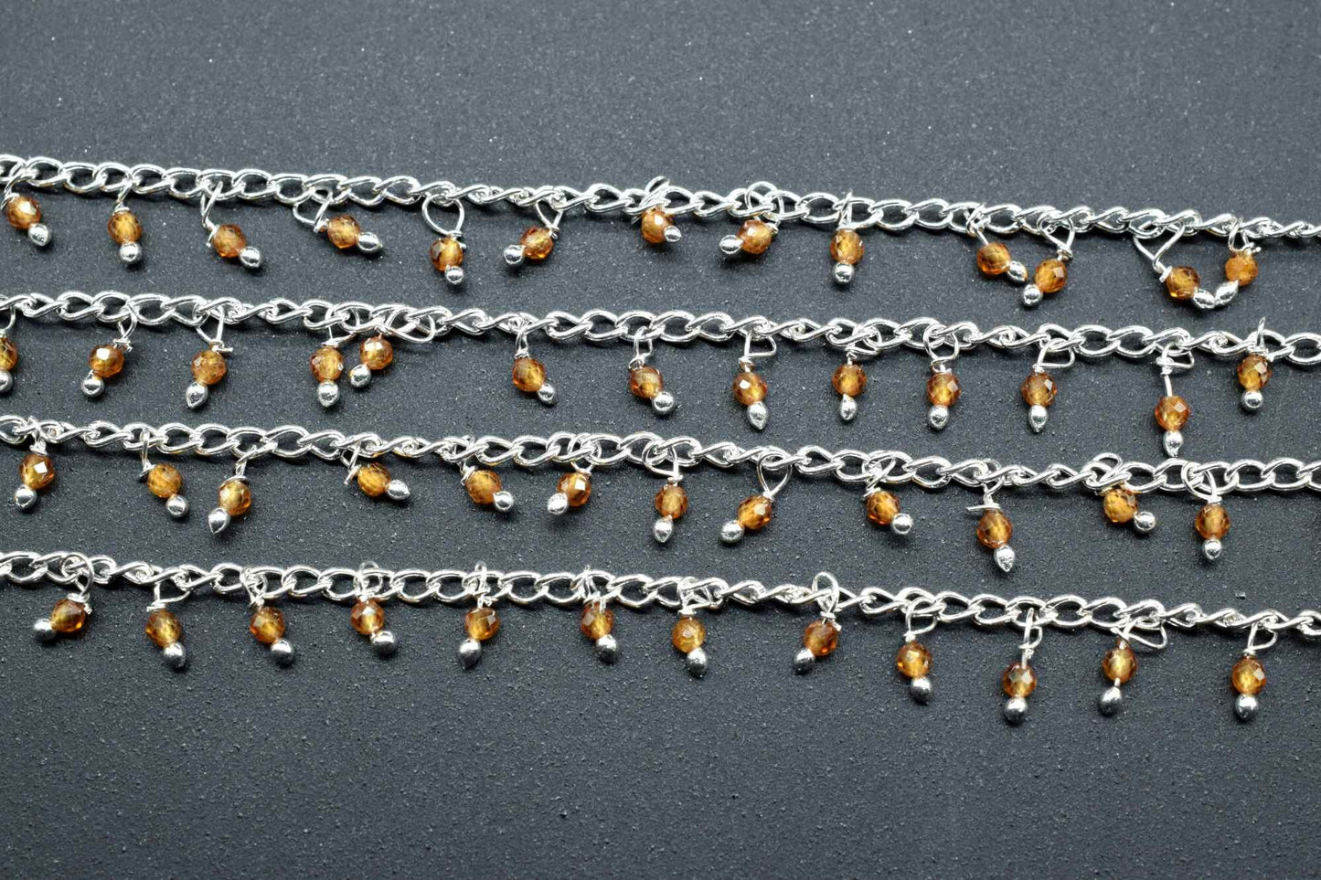 garnet Cluster Rosary,2mm Faceted Beads Rosary Roll,Wire Wrapped Bead Rosary Chain,Dangling Rosary Chain,Jewelry Making Supply,Garnet Rosary