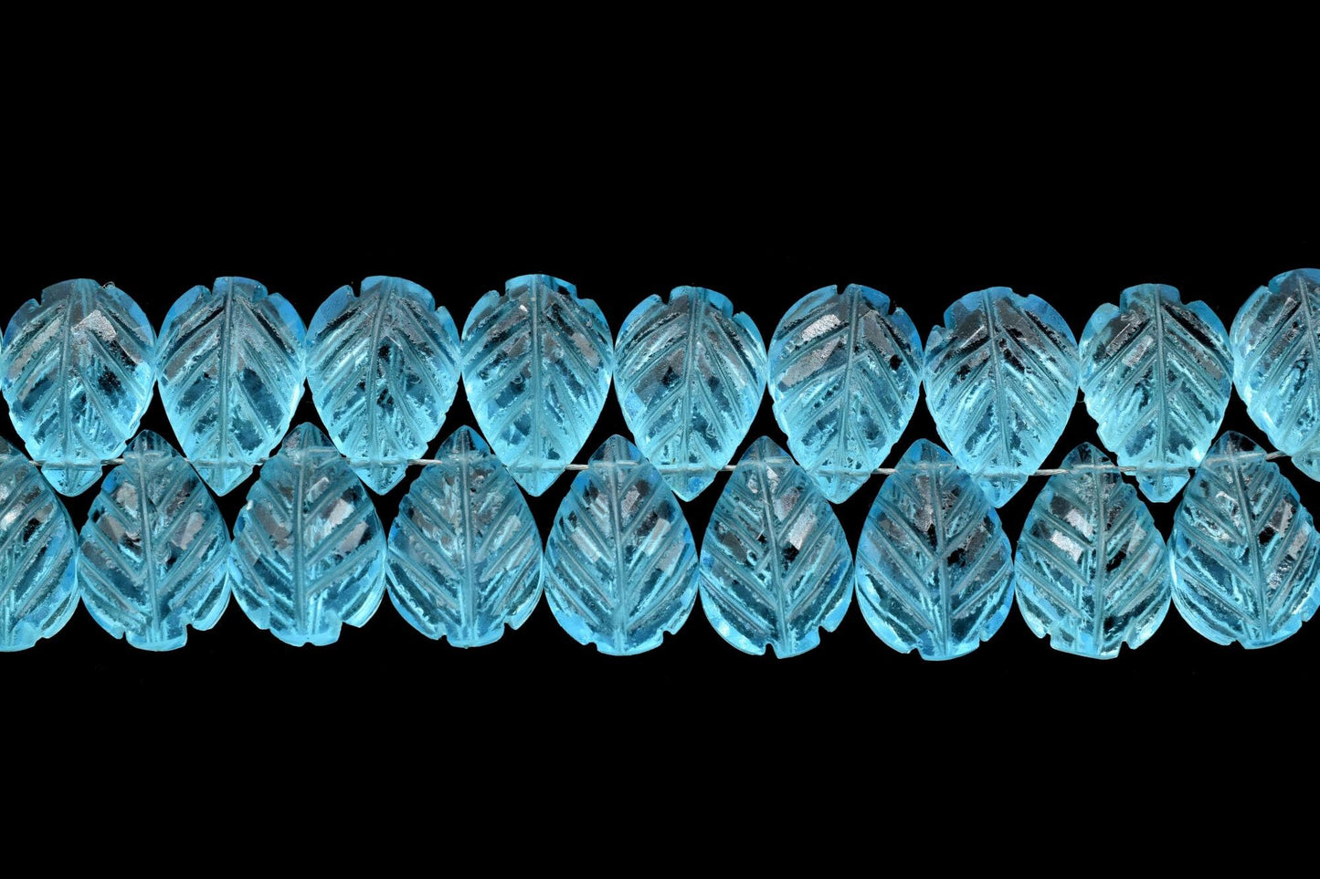 Sky Topaz Carved Leaves Briolettes,9x13mm carving Pear Shape,Carved Leaf Shape Beads,hand carving Teardrop Beads,Sky Topaz Briolettes,Beads