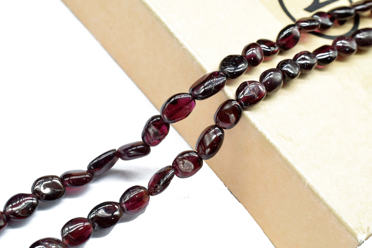 Garnet Oval Smooth Beads,Garnet Strands Beads,Gemstone Oval Shape Beads,Handmade Jewelry,Garnet Strands Beads,AAA Quality Jewelry Making