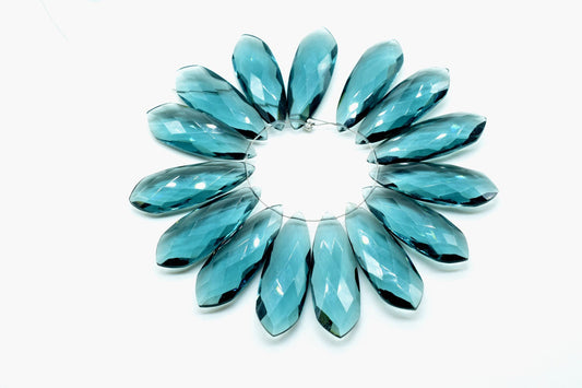 Kyanite 10x32mm Faceted Briolette,Kaynite Briolette,Superb Item at Low Price Finest Quality Briolette,Kyanite gemstone briolettes,Kyanite