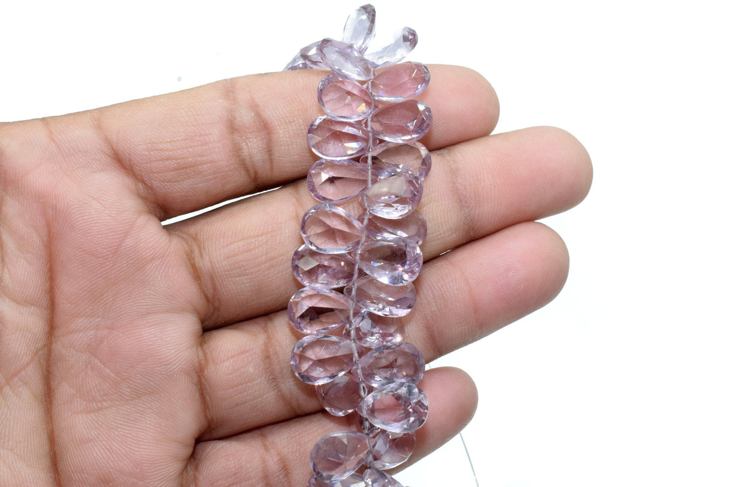 Brazilian Amethyst 8x12mm Faceted Pear Shape Beads,Pear Shape Briolettes,Side Drill Pear Wholesale Bead,Jewelry Supplies,Pear Faceted Beads,