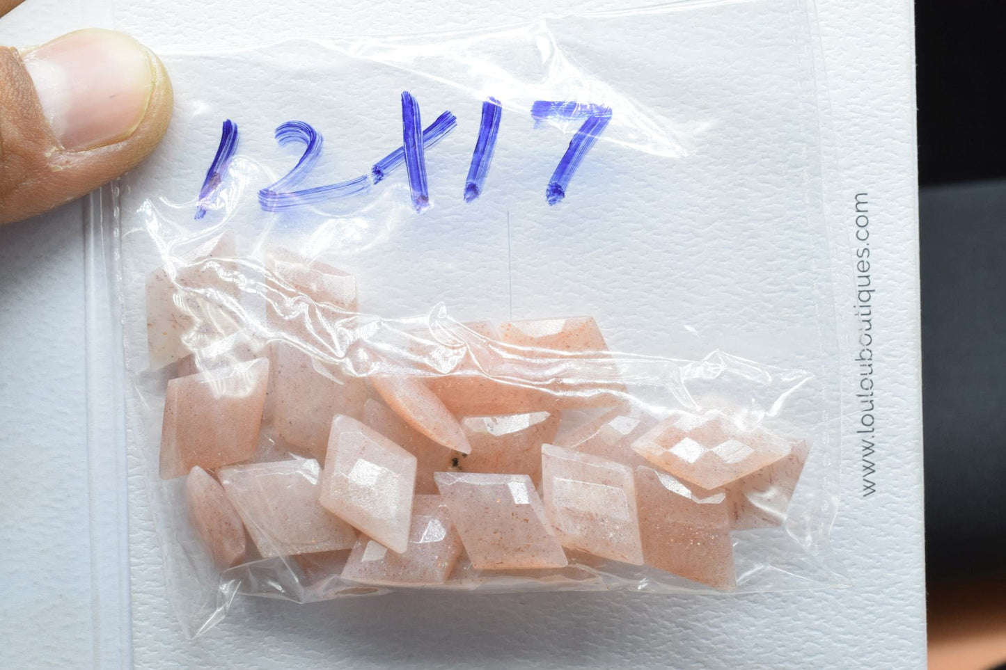 Peach Moonstone Diamond Shape,Peach Moonstone Cut Beautiful Pair,Faceted Checker,Loose Gemstone For Jewelry Making,Calibrated Size, Loose