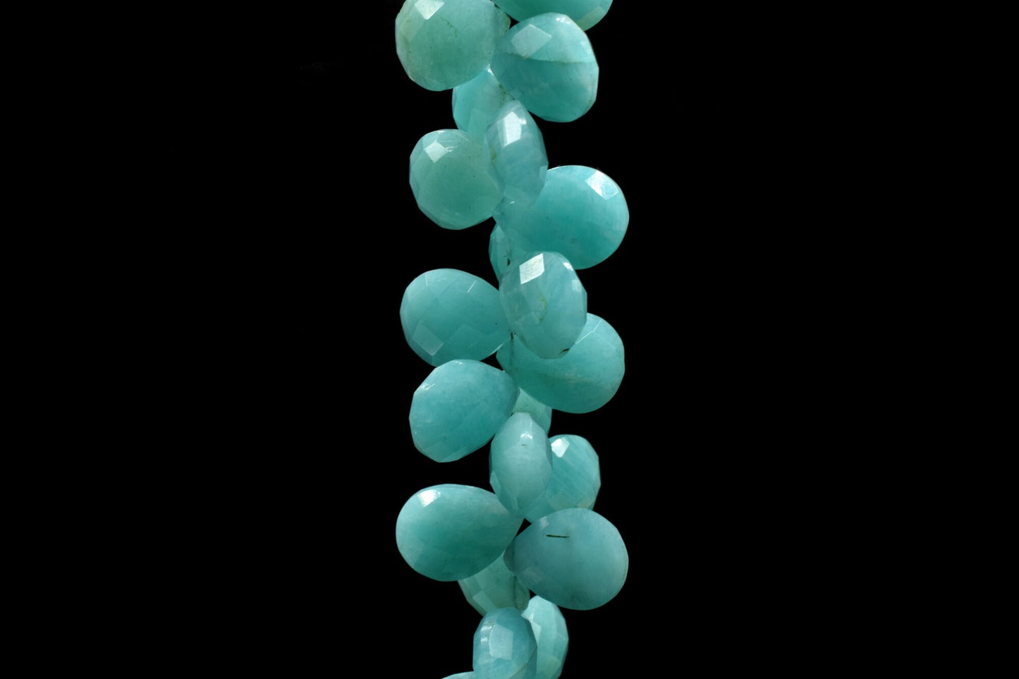 Natural Amazonite Faceted 12x16mm Pear Shape Beads,Amazonite Pear Shape Bead,Green Mint Gemstone Beads,Amazonite 12x16mm Teardrop,Calibrated