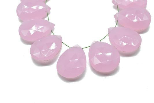 Natural Rose quartz Pear 15x20mm Briolettes,Side drilled Briolette,Tear Drop Briolettes,jewelry supplies,Rose Quality Top Quality Briolettes