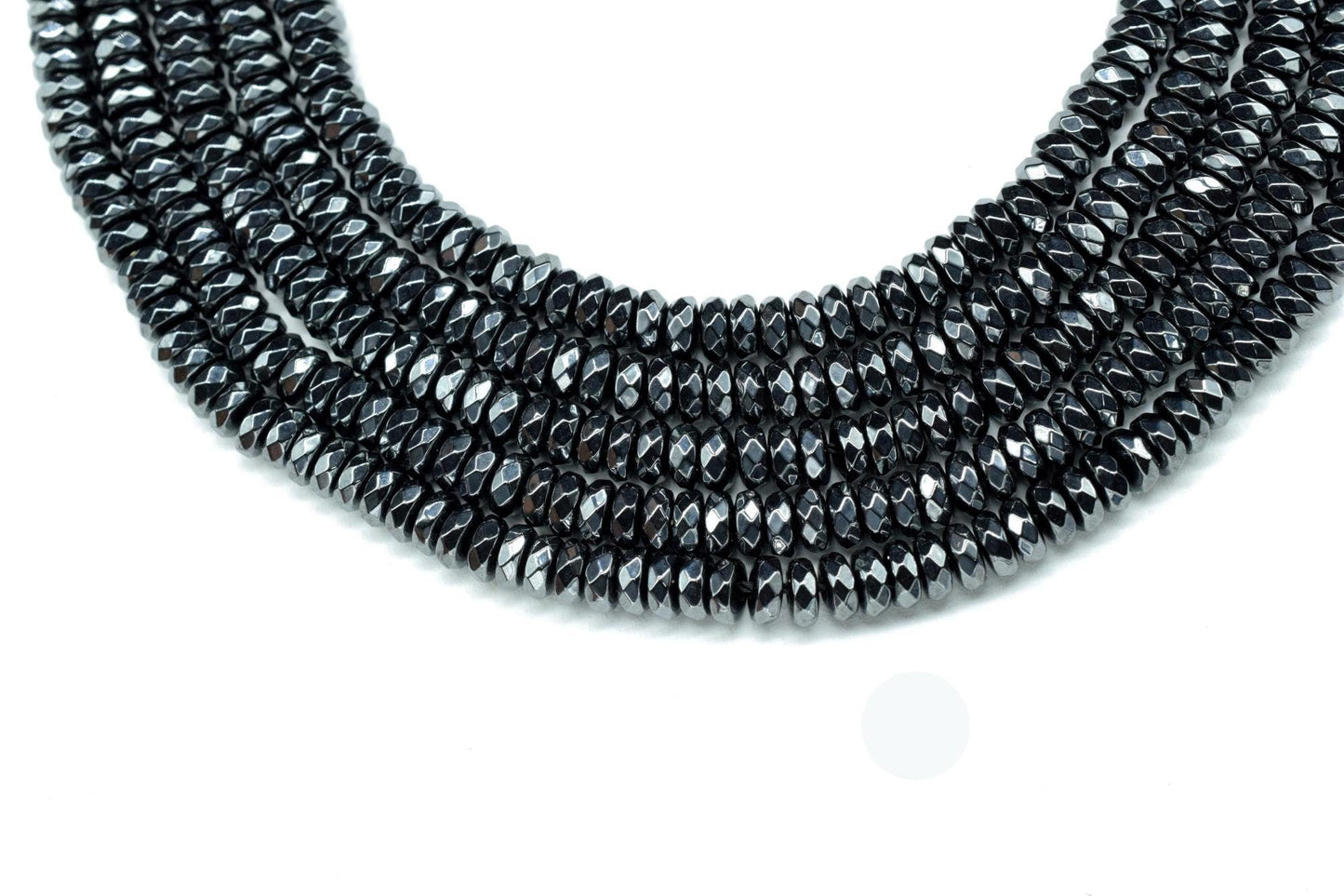 Natural Black Spinel 4mm Faceted beads,AAA quality beads,Jewelry making beads,Semi Precious beads,Spinel rondelle beads,Gemstones beads