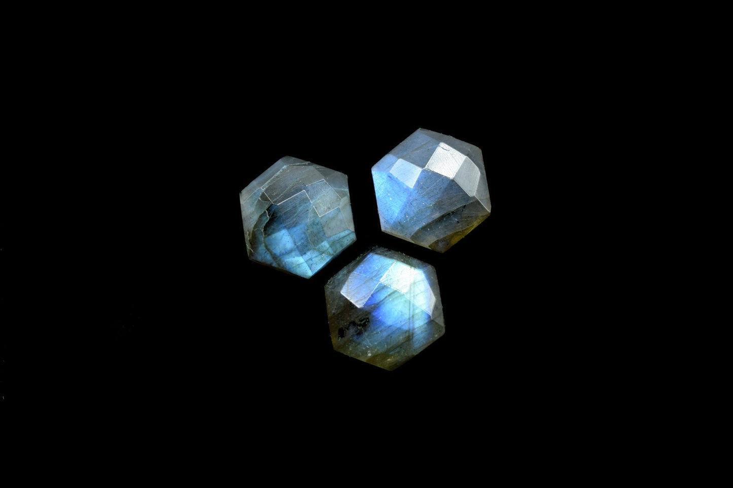 Labradorite faceted 10mm Hexagon Briolettes,Labradorite Hexagon Beads,Gemstone Hexagon Bead,Labradorite jewelry Making Beads,Fancy Briolette