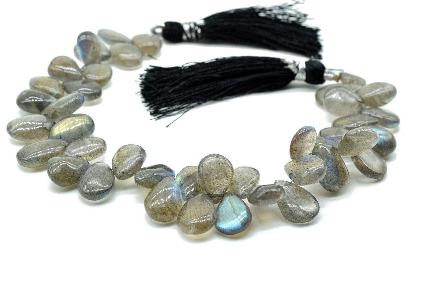Labradorite Smooth Teardrop Briolettes,Labradorite Non facet Briolette,Super Finest Quality briolette,Labradorite Teardrop briolettes strand