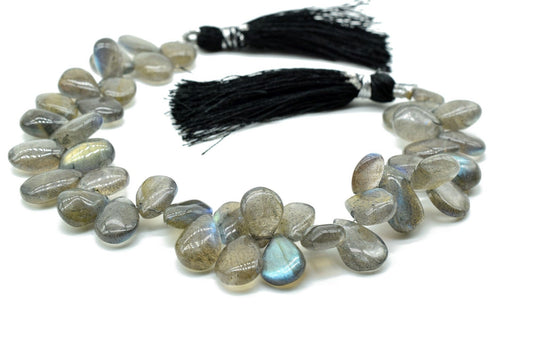 Labradorite Smooth Teardrop Briolettes,Labradorite Non facet Briolette,Super Finest Quality briolette,Labradorite Teardrop briolettes strand