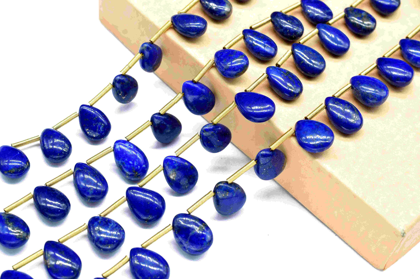 Lapis Lazuli Smooth 8x12mm To 9x12.5mm Pear Shape Briolettes,Lapis Gemstone Beads,10 Inch Strand,Teardrop Smooth Jewelry,Lapis Strand beads