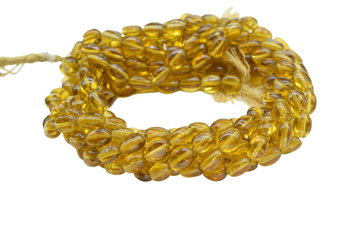 Citrine Smooth Oval Beads,Citrine Quartz Smooth Beads,Loose Beads for Jewelry Making,Citrine Plain Oval Beads,Citrine Smooth Nuggets Beads,