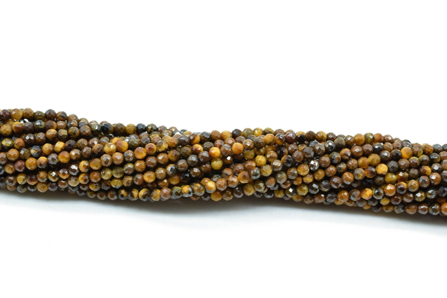 AAA Tiger Eye Faceted beads,Gemstone Rondelle Beads,Jewelry Making beads,Yellow Tiger beads,2-2.5mm beads,micro Faceted beads,13 inch strand