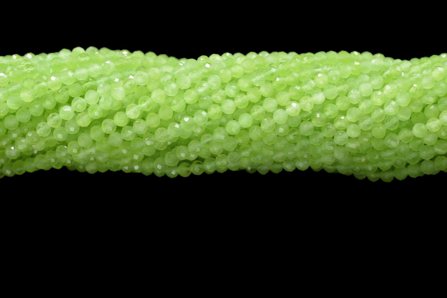 Peridot AAA Faceted beads/Green Stone Beads/Rondelle Beads/Jewerly Making Beads/Micro Cut Beads/Loose Gemstone Beads/Wholesale Beads/Gift