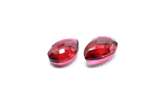 Pink Tourmaline 10X14mm Faceted Pear Shape Beads,Pink  Quartz Jewelry ,Pear Shape Briolettes,Pink Tourmaline Quartz Briolettes,Gemstone Bead