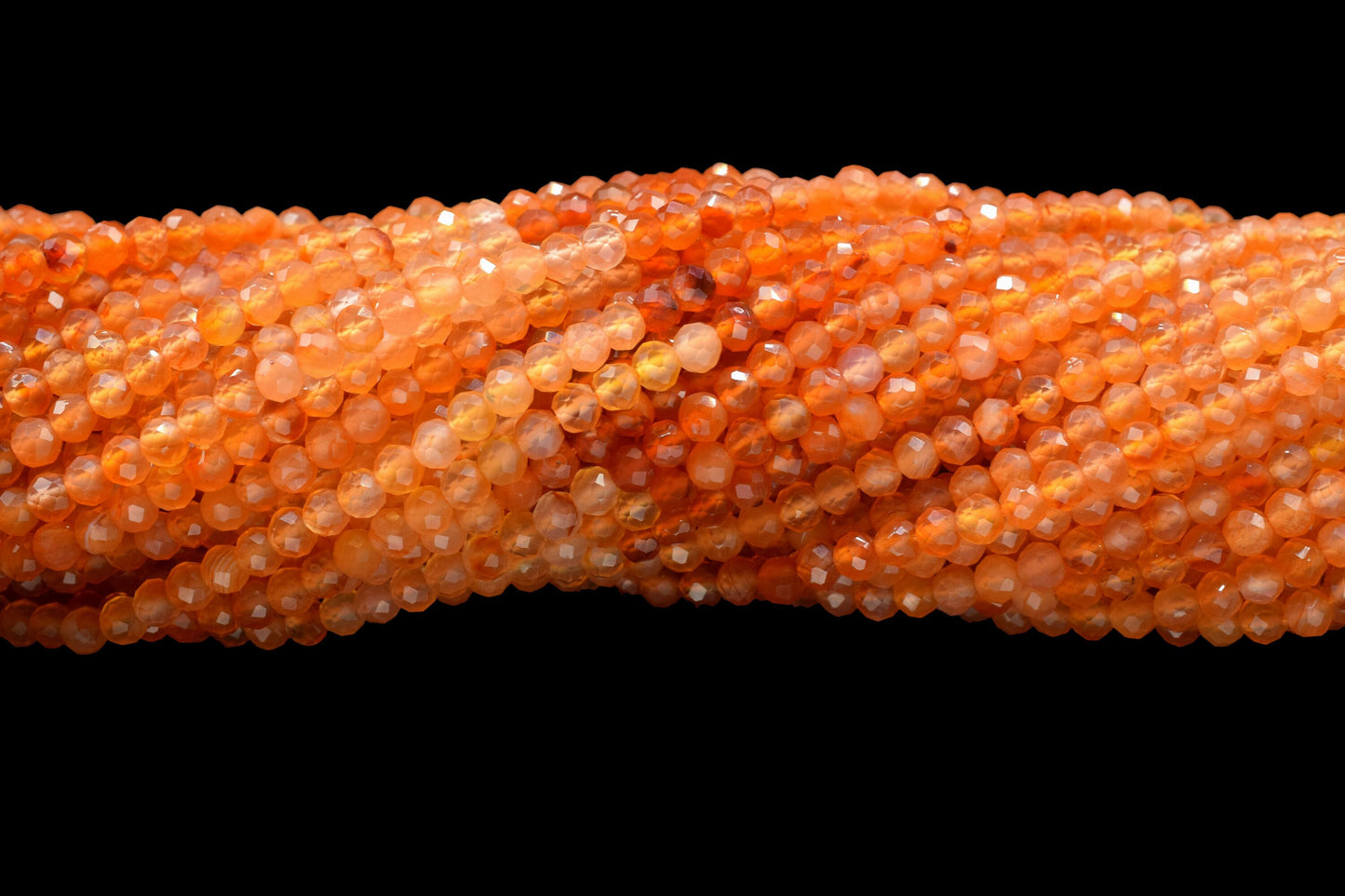 Carnelian Shaded Faceted Rondelle Bead,Gemstone Beads,Carnelian Rondelle Shaded Beads Strand,Micro faceted beads,Jewelry Making supply,