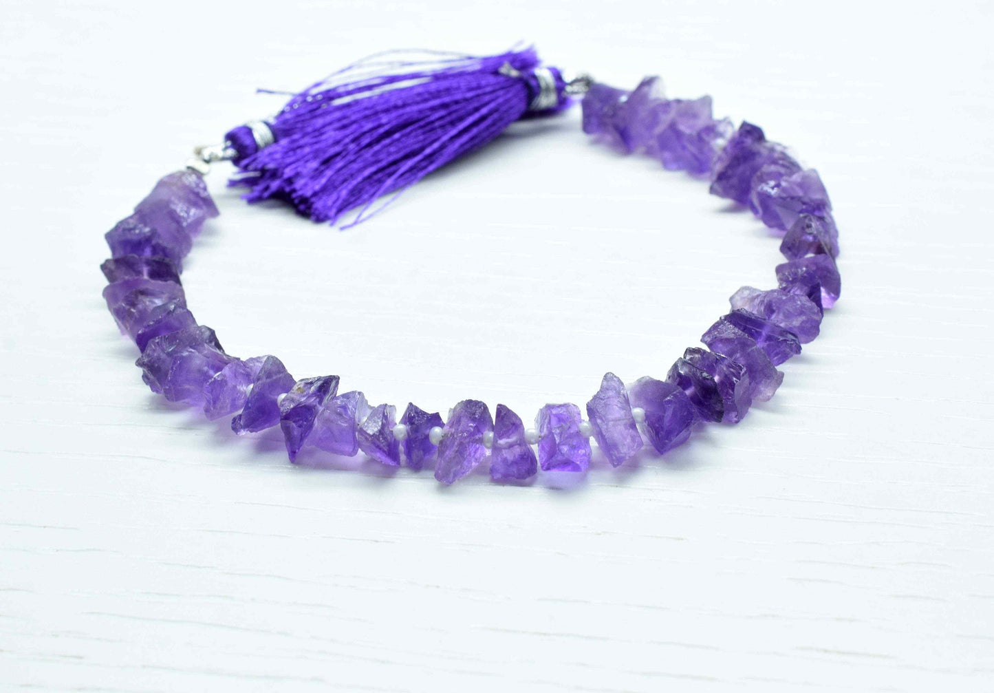 Raw Amethyst 5x8mm to 5x13mm Nuggets Shape Bead Strand,Purple Colour Beads Jewelry Making,Nugget Strand Jewelry,Amethyst Gemstone stone Bead