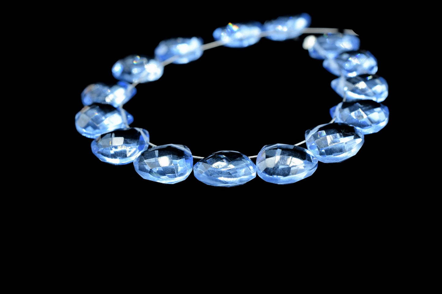 Tanzanite Heart Shape Faceted Beads Strand,10mm Heart Shap Briolettes,10 Inches Full Strand ,Tanzanite Briolettes,jewelry making heart shape