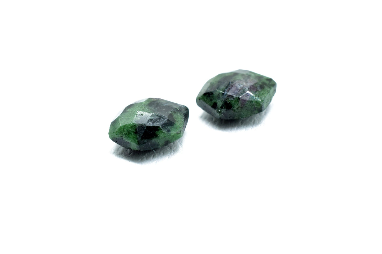 Natural Ruby Zoisite Faceted 10mm Hexagon Briolettes,Ruby Zoisite Hexagon Beads,Ruby Zoisite Jewelry Beads,Fancy Briolette Beads,10mm Beads