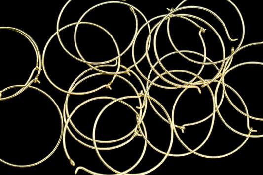 10pc Brass Earring connector,