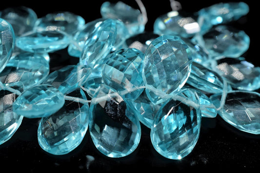 Apatite Faceted Pear Shape Beads Apatite Briolette Apatite Pear bead Apatite Side Cut Pear Wholesale Beads Apatite Pear beads,9x13 brioletts