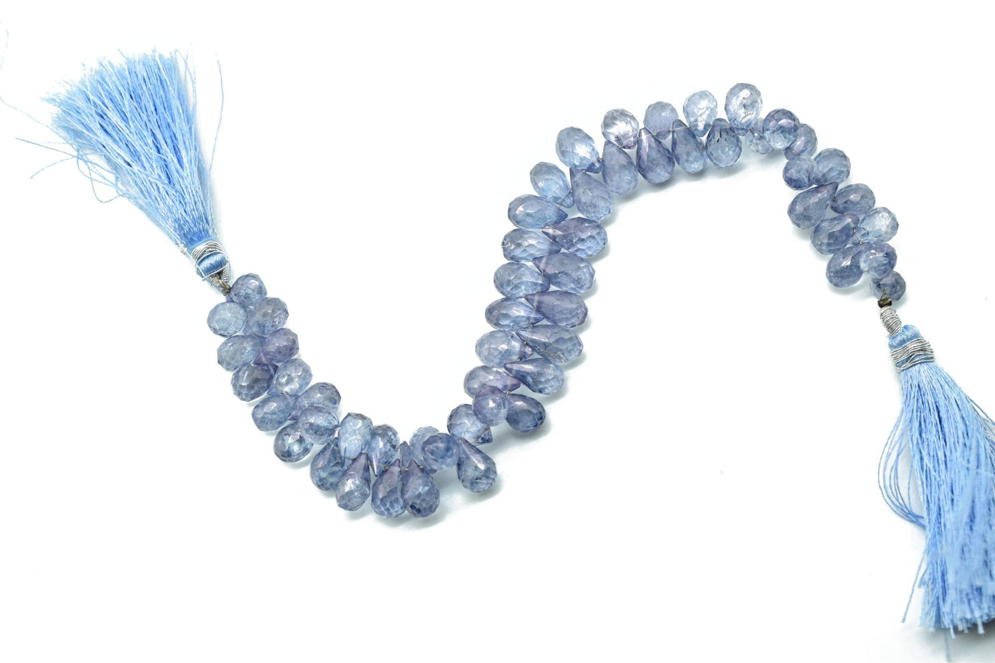 AAA Quality Iolite drop Briolettes,Iolite Beads,Iolite Faceted Pear Briolette,Iolite 8" Strand, wholesale, custom orders, mystic, drilled