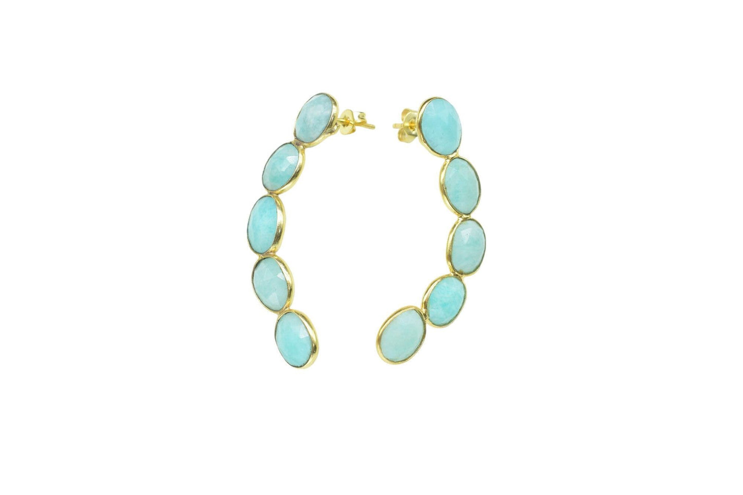 Natural Amazonite Earring/Gemstone Earring/Bridal Jewelry Earring/Women Earring/Handmade Earring/Bridesmaid earring/Women Earring/Gift